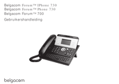 BELGACOM Forum IPhone 740 Gebruikershandleiding