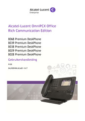 Alcatel Lucent 8028 Premium DeskPhone Gebruikershandleiding