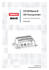 B&G Simrad V3100 Klasse B AIS Gebruikershandleiding
