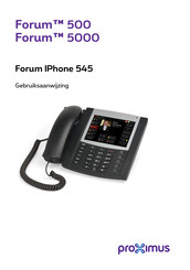 Proximus Forum IPhone 545 Gebruiksaanwijzing