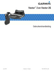 Garmin Vector 2S Gebruikershandleiding