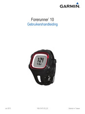 Garmin Forerunner 10 Gebruikershandleiding