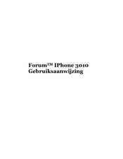 Proximus Forum IPhone 3010 Gebruiksaanwijzing