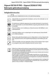 Gigaset DE700 IP PRO Gebruiksaanwijzing