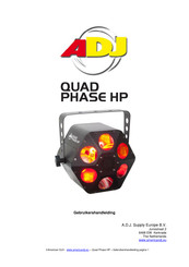 ADJ QUAD PHASE HP Gebruikershandleiding