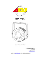 ADJ 5P HEX Gebruikershandleiding