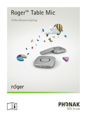 Phonak Roger Table Mic Gebruiksaanwijzing