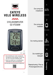 Cateye CC-VT230W Gebruikshandleiding