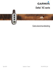 Garmin Delta XC Series Gebruikershandleiding