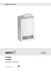 Bosch Nefit TrendLine HRC25 CW4 II Installatie-Instructie