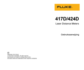 Fluke 417D Gebruiksaanwijzing