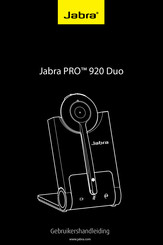 Jabra PRO 920 Duo Gebruikershandleiding