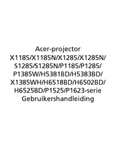 Acer H6502BD Series Gebruikershandleiding