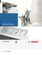 Bosch SPV69T90EU Gebruiksaanwijzing