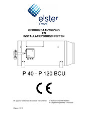 Elster P 120 BCU Gebruiksaanwijzing