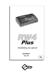Silca RW4 PLUS Handleiding