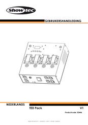 SHOWTEC TED Pack Gebruikershandleiding