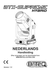 Briteq BTX-SUPREME HYBRID Handleiding