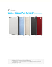 Seagate Backup Plus Slim Gebruikershandleiding