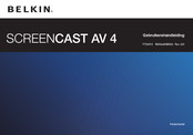 Belkin SCREENCAST AV 4 Gebruikershandleiding