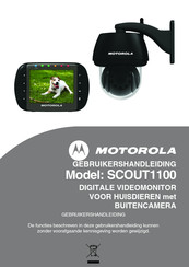 Motorola SCOUT1100 Gebruikershandleiding