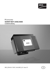 SMA SUNNY BOY 3000 Installatiehandleiding