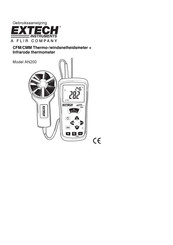 Extech Instruments AN200 Gebruiksaanwijzing