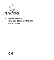Renkforce 1575449 Gebruiksaanwijzing