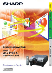 Sharp XG-P25X Gebruiksaanwijzing