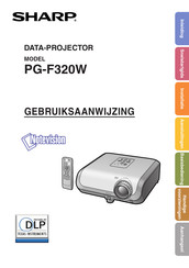 Sharp PG-F320W Gebruiksaanwijzing