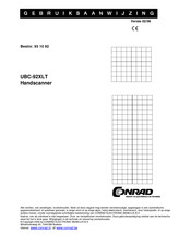 Conrad UBC-92XLT Gebruiksaanwijzing