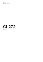 Gaggenau CI 272 Gebruiksaanwijzing