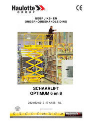 Haulotte Optimum 8 Gebruiks- En Onderhoudshandleiding