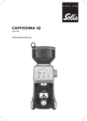 SOLIS Caffissima IQ 168 Gebruiksaanwijzing