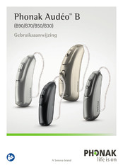 Phonak Audeo B70-10 Gebruiksaanwijzing