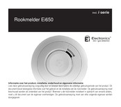 Electronics Ei650 Handleiding