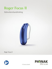 Phonak Roger Focus II Gebruikershandleiding
