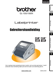 Brother QL-1050 Gebruikershandleiding