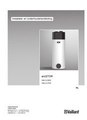 Vaillant aroSTOR VWL B 270/5 Installatie- En Onderhoudshandleiding