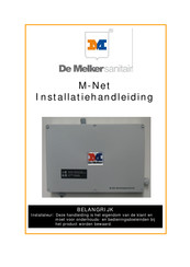 De Melker M-Net 200 Installatiehandleiding