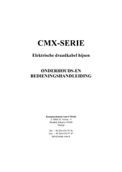 CMAK CMX Series Handleiding