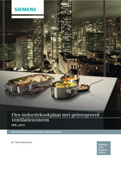 Siemens EX8 LX3 E Series Gebruiksaanwijzing