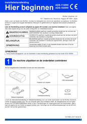 Brother ADS-1100W Installatiehandleiding