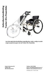 Double Performance Tracker 20 e-Powerbike Gebruikershandleiding