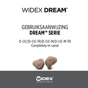 Widex DREAM Series Gebruiksaanwijzing