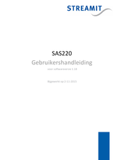 Streamit SAS220 Gebruikershandleiding