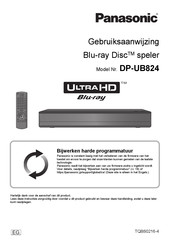 Panasonic DP-UB824 Gebruiksaanwijzing
