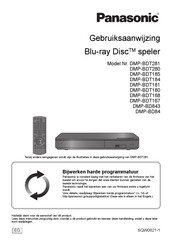 Panasonic DMP-BDT280 Gebruiksaanwijzing