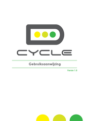 D-CYCLE 36W/M-01 Gebruiksaanwijzing