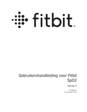 Fitbit SpO2 Gebruikershandleiding